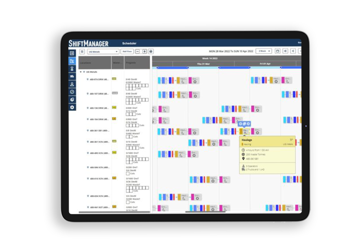 ShiftManager iPad Mockup