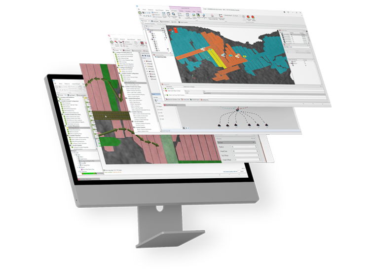 MinePlanner software mockup